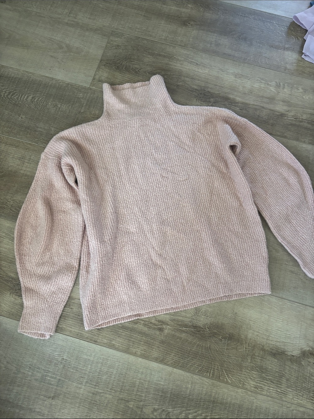 French Connection Blush Pink Turtleneck Sweater